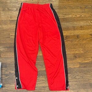 Red and Black Men’s Track Pants